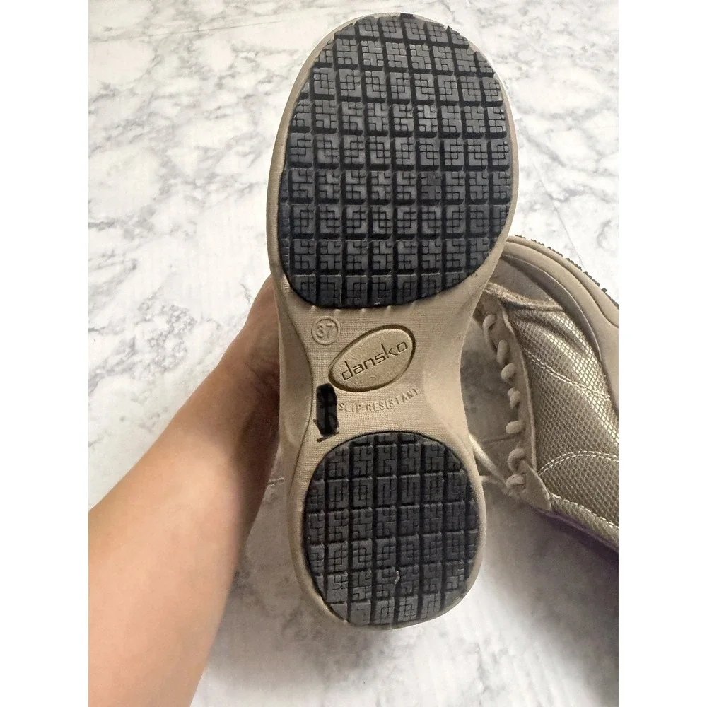 Dansko sneakers women's size EU 37 beige brown purple